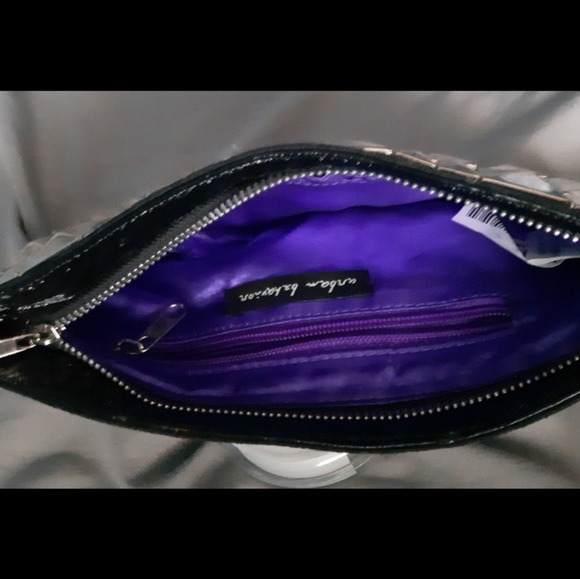 Rocker Stud Party Clutch w/ wristlet attachment - Picture 2 of 5